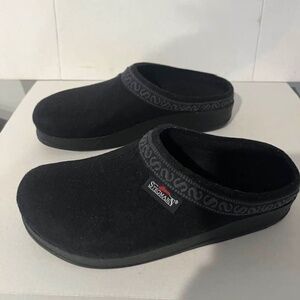 Stegmann Woolflex Clogs Mules Womens Size 9 in black, excellent condition